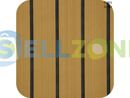 Δάπεδο καταστρώματος από αφρό EVA  από teak σε ανοιχτό καφέ χρώμα  για σκάφος/γιοτ - ZU801/2